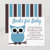 Bücher für Baby Blue Owl Babydusche (Vorne/Hinten)