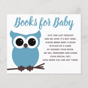 Bücher für Baby Blue Owl Babydusche