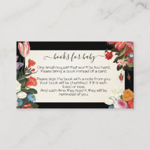 Bücher für Baby blühen Kinderduschkarte Begleitkarte