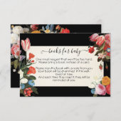 Bücher für Baby blühen Kinderduschkarte Einladung (Vorne/Hinten)