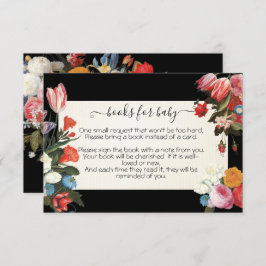 Bücher für Baby blühen Kinderduschkarte Einladung