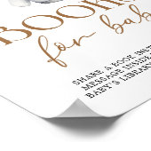 Bücher für Baby Boho Weihnachts-Weihnachtsdusche Poster (Ecke)