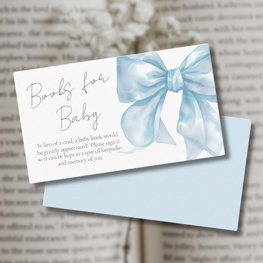 Bücher für Baby Bow Baby Showcard Begleitkarte