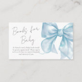 Bücher für Baby Bow Baby Showcard Begleitkarte (Vorderseite)
