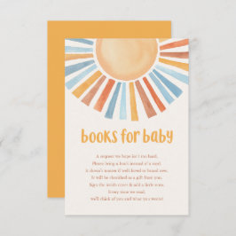 Bücher für Baby Boy Sunshine boho blau gelb enclu Begleitkarte