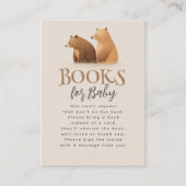 Bücher für Baby Brown Baby Showcard Begleitkarte (Vorderseite)