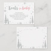 Bücher für Baby, Buchungsanfrage, Kinderdusche Begleitkarte (Vorne/Hinten)