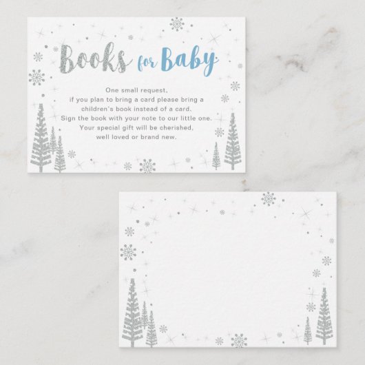 Bücher für Baby, Buchungsanfrage, Kinderdusche Begleitkarte (Vorne/Hinten)