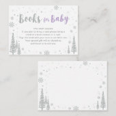 Bücher für Baby, Buchungsanfrage, Kinderdusche Begleitkarte (Vorne/Hinten)