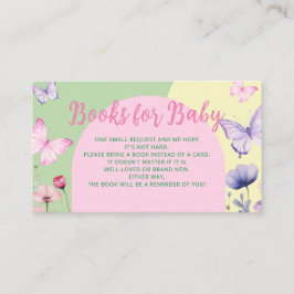 Bücher für Baby Card Babydusche mit Flachbildschir Visitenkarte