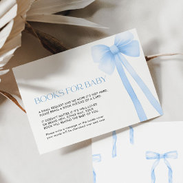 Bücher für Baby Card Blue Books Begleitkarte