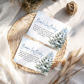 Bücher für Baby Card Blue Snowflake Baby Dusche Begleitkarte