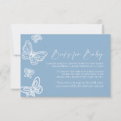 Bücher für Baby Card Daisy Blue Mitteilungskarte (Vorderseite)