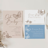 Bücher für Baby Card Daisy Blue Mitteilungskarte