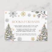Bücher für Baby Card Winter Wonderland Begleitkarte (Vorderseite)