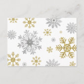 Bücher für Baby Card Winter Wonderland Begleitkarte (Rückseite)