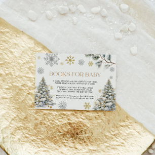 Bücher für Baby Card Winter Wonderland Begleitkarte