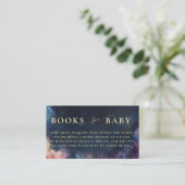 Bücher für Baby Celestift Geschenke Dunkle Navy Bl Begleitkarte (Stehend Vorderseite)