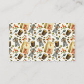 Bücher für Baby Coffee Baby Dusche Begleitkarte (Rückseite)