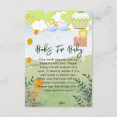 Bücher für Baby Das Abenteuer beginnt Heißluftball Begleitkarte (Vorderseite)