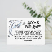 Bücher für Baby DOLPHIN Einladung (Stehend Vorderseite)