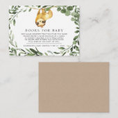 Bücher für Baby-Duschkarte Begleitkarte (Vorne/Hinten)