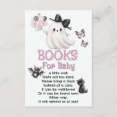 Bücher für Baby - eine schöne Keepake-Anfrage Begleitkarte (Vorderseite)