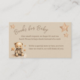 Bücher für Baby | Einladungskarte für Babydusche