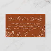 Bücher für Baby Elegant Burnt Orange Botanical