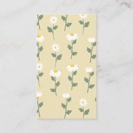 Bücher für Baby Elegante Beige Blütendusche Begleitkarte (Rückseite)