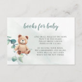 Bücher für Baby Enclosure Card Baby Bear Dankeskarte (Vorderseite)