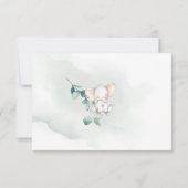 Bücher für Baby Enclosure Card Baby Elephant Dankeskarte (Rückseite)