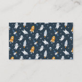 Bücher für Baby Enclosure Card Space Babydusche Begleitkarte (Rückseite)