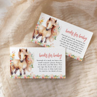 Bücher für Baby Floral Horse Baby Dusche