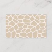 Bücher für Baby | Giraffe Baby Shower Begleitkarte (Rückseite)