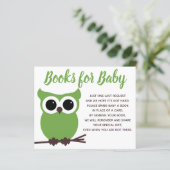 Bücher für Baby Green Owl Babydusche (Stehend Vorderseite)