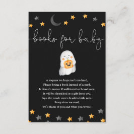 Bücher für Baby Halloween-Babydusche Begleitkarte