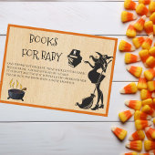 Bücher für Baby Halloween Schwangere Hexendusche Begleitkarte
