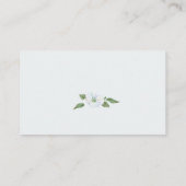 Bücher für Baby hellblaue Federbaby Dusche Begleitkarte (Rückseite)