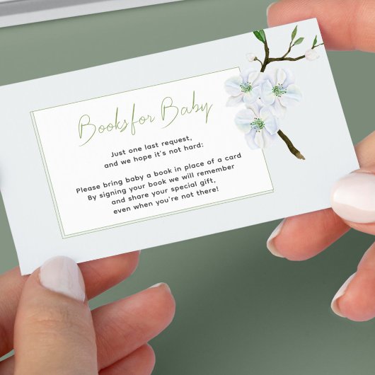 Bücher für Baby hellblaue Federbaby Dusche Begleitkarte