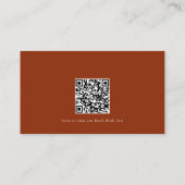 Bücher für Baby Hello Baby Dusche QR Code Copper Begleitkarte (Rückseite)