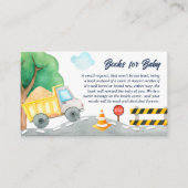 Bücher für Baby im Bau Begleitkarte (Vorderseite)