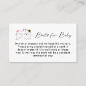 Bücher für Baby Little Boo Fall Babydusche QR Code Begleitkarte (Vorderseite)