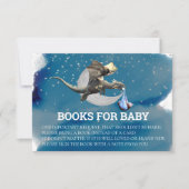 Bücher für Baby Little Knight Dragon Silver Einladung (Vorderseite)