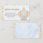 Bücher für Baby - Little Peanut Dreams Elephant Begleitkarte (Vorne/Hinten)