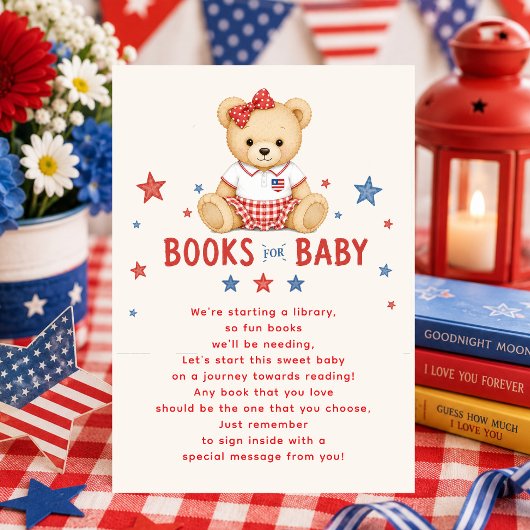 Bücher für Baby Mädchen Karte