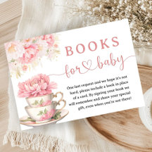 Bücher für Baby Mädchen zur Baby Shower "Tee für Z