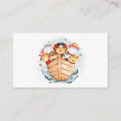 Bücher für Baby mit Noah's Arc Enclosure Card Begleitkarte (Rückseite)