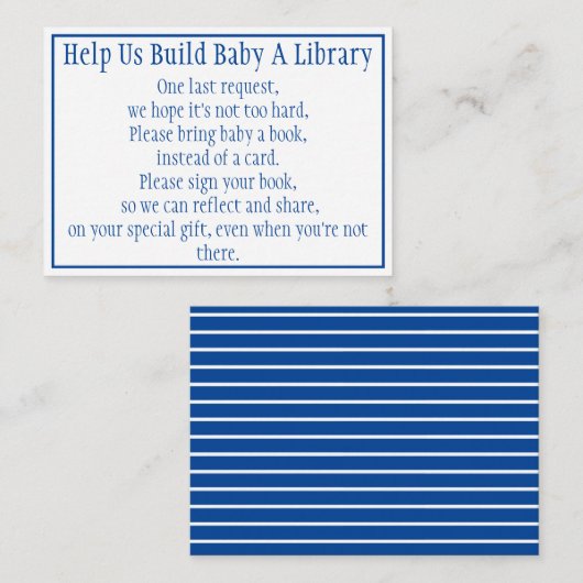 Bücher für Baby-Note-Card Mitteilungskarte (Vorne/Hinten)