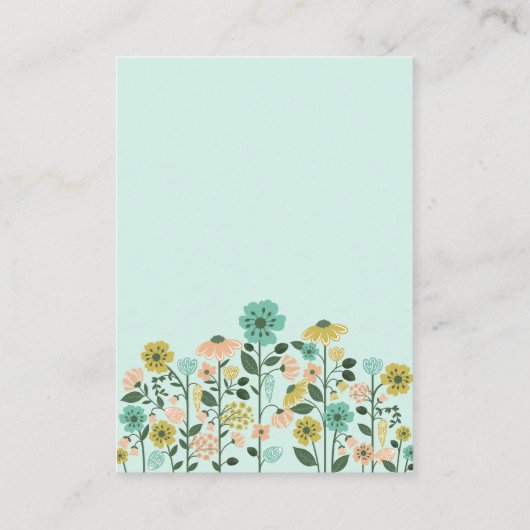 Bücher für Baby Oaster Eggs & Floral Open Book Begleitkarte (Rückseite)